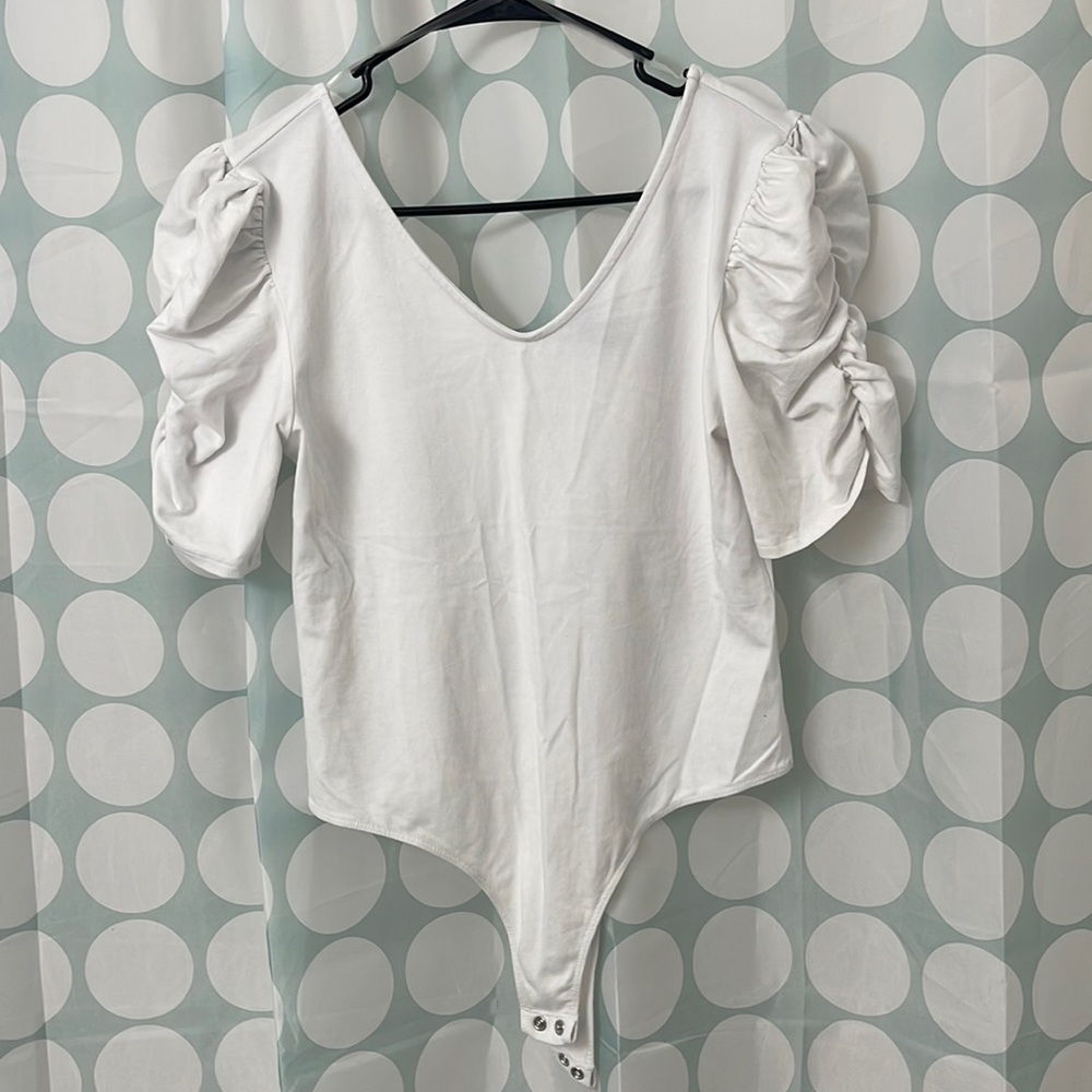 Vylette White Bodysuit